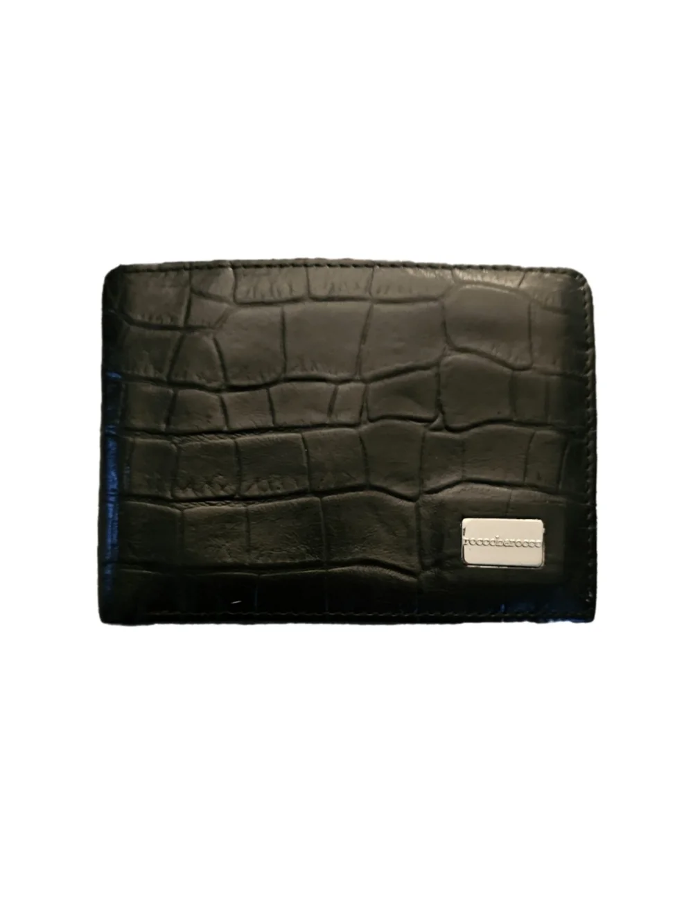 Italian Leather Croc Embossed Billfold